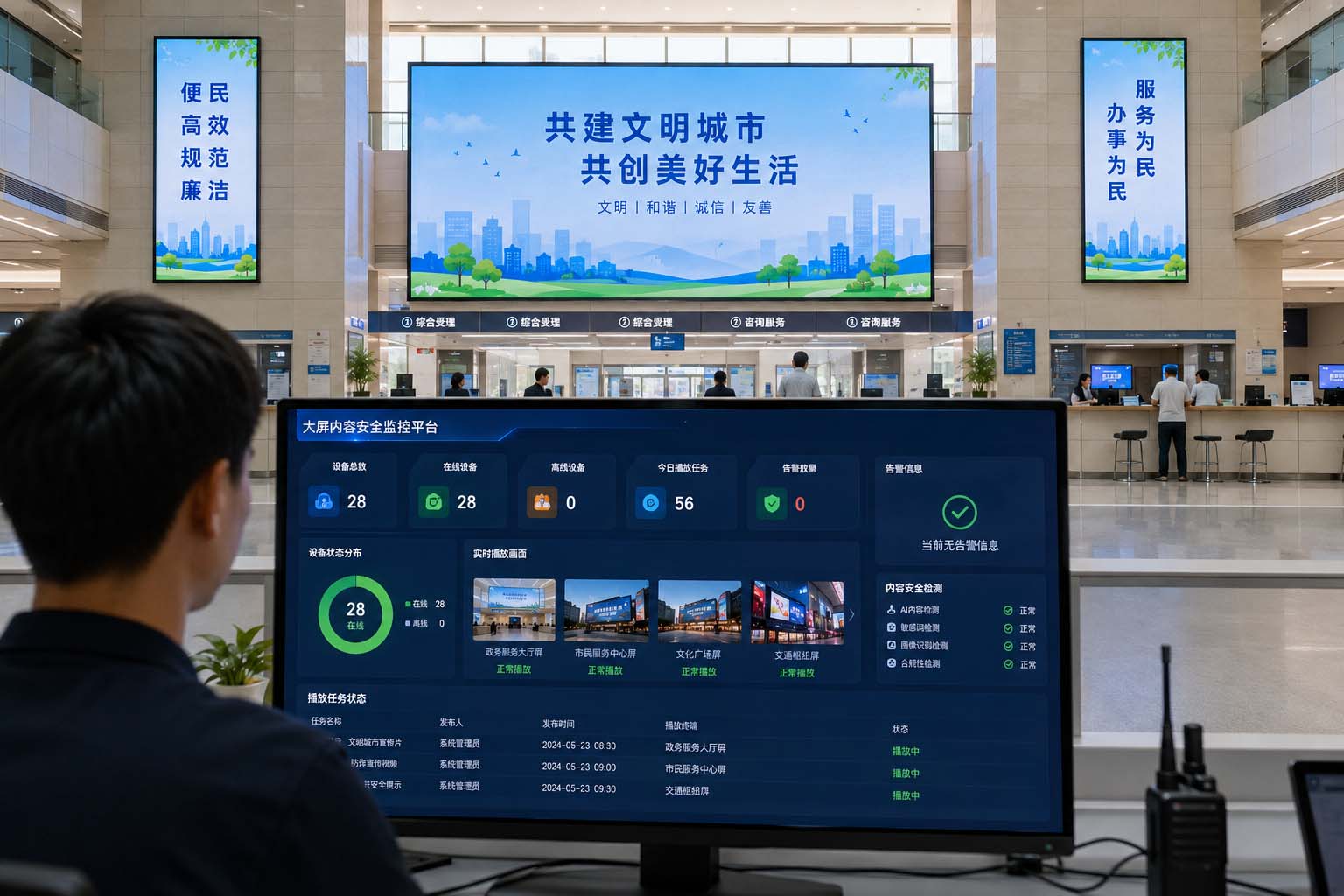 公共大屏被插播不良画面，到底怎么防？三个环节说清楚