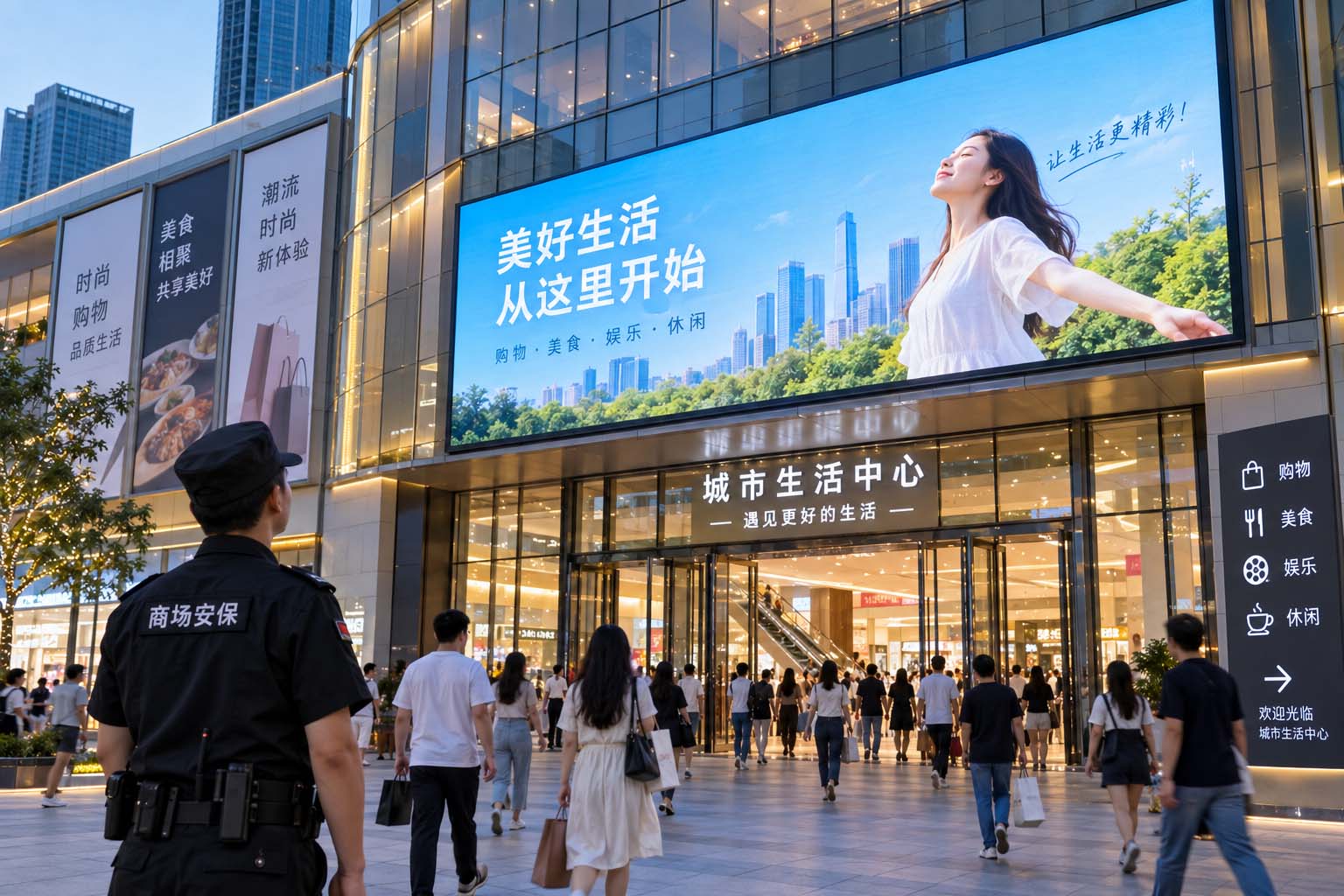商场户外屏内容安全，人工盯、断网、过滤设备怎么选